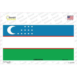 Uzbe Kistan Flag Wholesale Novelty Sticker Decal