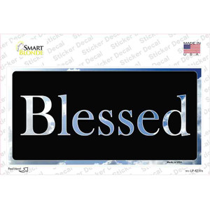 Blessed Blue Sky Cloud Wholesale Novelty Sticker Decal
