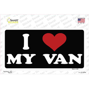 I Love My Van Black Wholesale Novelty Sticker Decal
