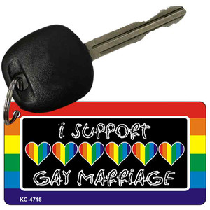 Gay Marriage Rainbow Designs Wholesale Novelty Key Chain