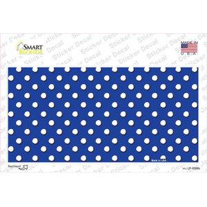 Blue Polka Dot Wholesale Novelty Sticker Decal