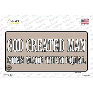 Guns Made Them Equal Wholesale Novelty Sticker Decal