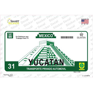 Yucatan Mexico Wholesale Novelty Sticker Decal