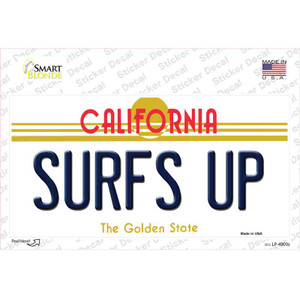 Surfs Up California Wholesale Novelty Sticker Decal