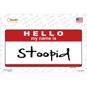 Stoopid Wholesale Novelty Sticker Decal