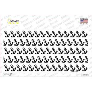 White Black Anchor Wholesale Novelty Sticker Decal