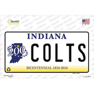 Colts Indiana State Wholesale Novelty Sticker Decal