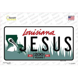 Jesus Louisiana Wholesale Novelty Sticker Decal