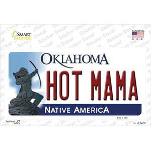 Hot Mama Oklahoma Wholesale Novelty Sticker Decal