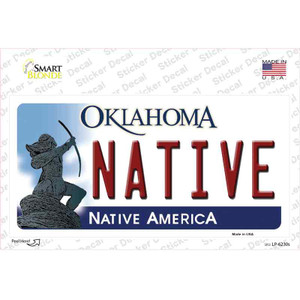 Native Oklahoma Wholesale Novelty Sticker Decal