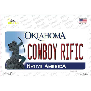 Cowboy Rific Oklahoma Wholesale Novelty Sticker Decal