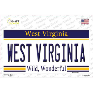 West Virginia Wholesale Novelty Sticker Decal