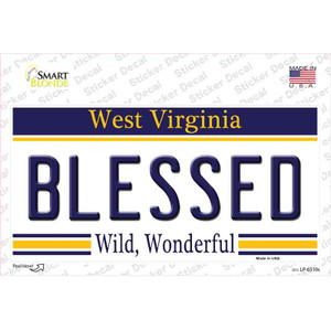 Blessed West Virginia Wholesale Novelty Sticker Decal
