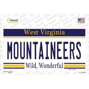 Mountaineers West Virginia Wholesale Novelty Sticker Decal