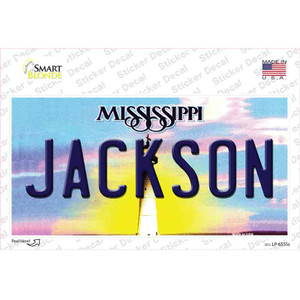 Jackson Mississippi Wholesale Novelty Sticker Decal