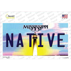 Native Mississippi Wholesale Novelty Sticker Decal