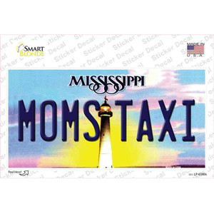 Moms Taxi Mississippi Wholesale Novelty Sticker Decal