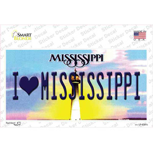 I Love Mississippi Wholesale Novelty Sticker Decal