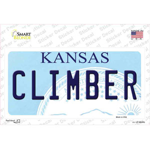 Climber Kansas Wholesale Novelty Sticker Decal
