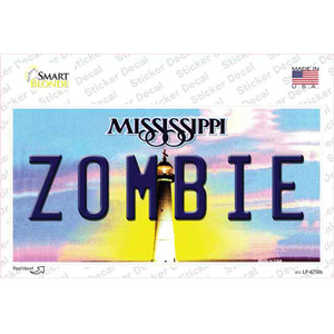 Zombie Mississippi Wholesale Novelty Sticker Decal