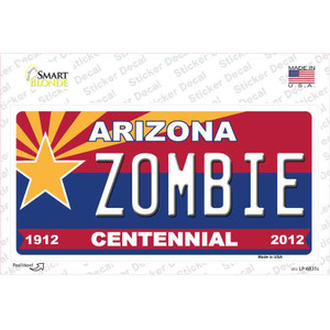 Arizona Centennial Zombie Wholesale Novelty Sticker Decal