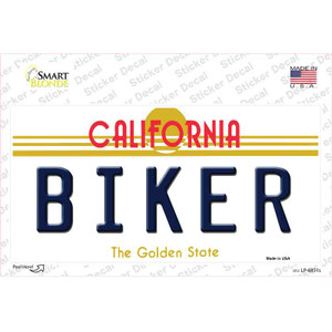 Biker California Wholesale Novelty Sticker Decal