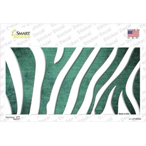 Mint White Zebra Oil Rubbed Wholesale Novelty Sticker Decal