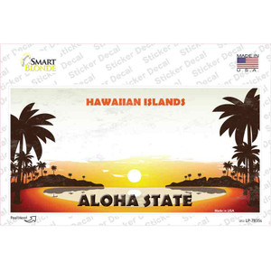 Hawaiian Islands Hawaii Blank State Wholesale Novelty Sticker Decal