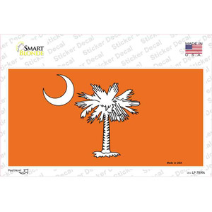 South Carolina Flag Orange Wholesale Novelty Sticker Decal