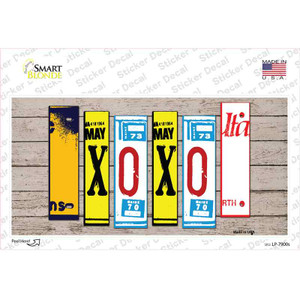 XOXO Art Wholesale Novelty Sticker Decal