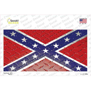 Confederate Flag Diamond Wholesale Novelty Sticker Decal