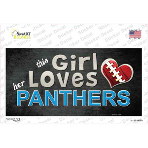 This Girl Loves Her Panthers Wholesale Novelty Sticker Decal