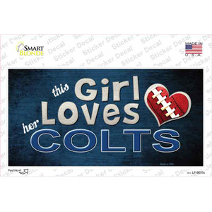This Girl Loves Her Colts Wholesale Novelty Sticker Decal