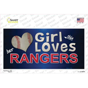 This Girl Loves Her Rangers Wholesale Novelty Sticker Decal