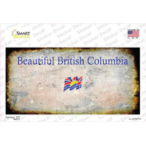 British Columbia Rusty Wholesale Novelty Sticker Decal