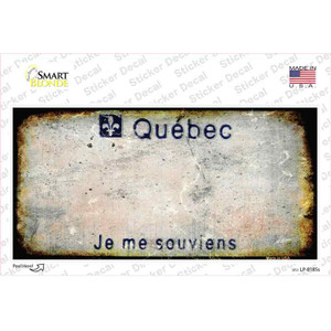 Quebec Rusty Wholesale Novelty Sticker Decal