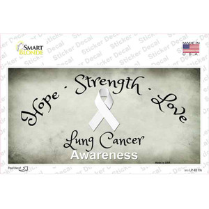 Lung Cancer Ribbon Wholesale Novelty Sticker Decal