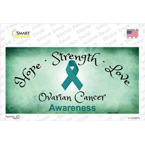 Ovarian Cancer Ribbon Wholesale Novelty Sticker Decal