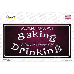 Weekend Forecast Wholesale Novelty Sticker Decal