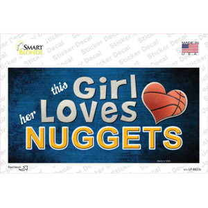 This Girl Loves Her Nuggets Wholesale Novelty Sticker Decal