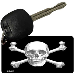 Skull Crossbones Wholesale Novelty Key Chain