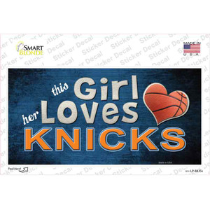 This Girl Loves Her Knicks Wholesale Novelty Sticker Decal