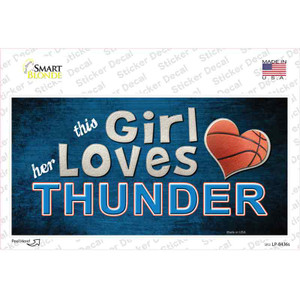 This Girl Loves Her Thunder Wholesale Novelty Sticker Decal
