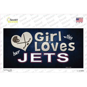 This Girl Loves Jets Wholesale Novelty Sticker Decal