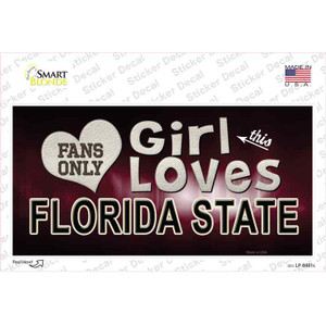 This Girl Loves Florida State Wholesale Novelty Sticker Decal