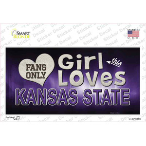 This Girl Loves Kansas State Wholesale Novelty Sticker Decal