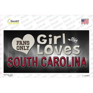 This Girl Loves South Carolina Wholesale Novelty Sticker Decal