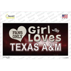 This Girl Loves Texas A&M Wholesale Novelty Sticker Decal