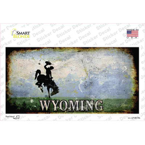 Wyoming Rusty State Wholesale Novelty Sticker Decal