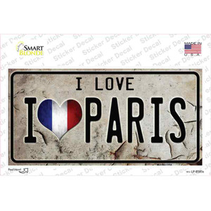 I Love Paris Wholesale Novelty Sticker Decal